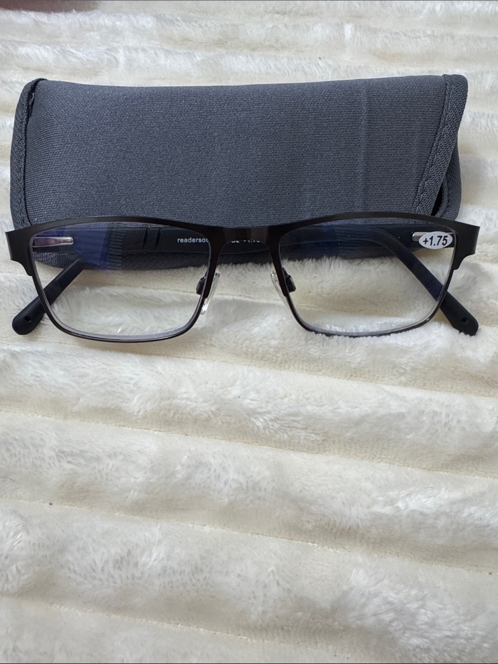 Men's Reading Glasses Metal Frame +1.75 NEW